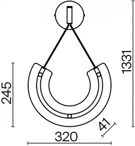 Бра Maya P091WL-L18G3K