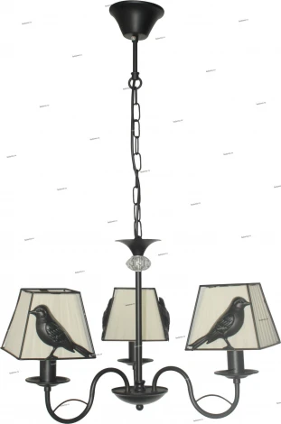 Подвесная люстра Toplight Donna TL7510D-03BL (220V, на цепи, птички)