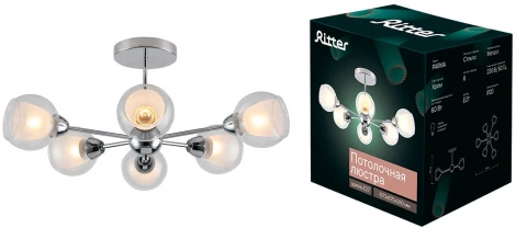 Потолочная люстра на штанге Ritter Parma 52516 5