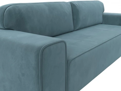 Диван прямой Лига-029 (Бирюзовый/Велюр) Лига Диванов арт.121010