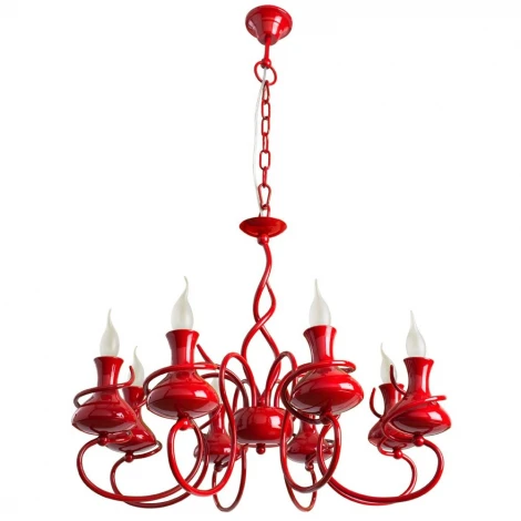 Подвесная люстра Arte Lamp Vaso A6819LM-8RD