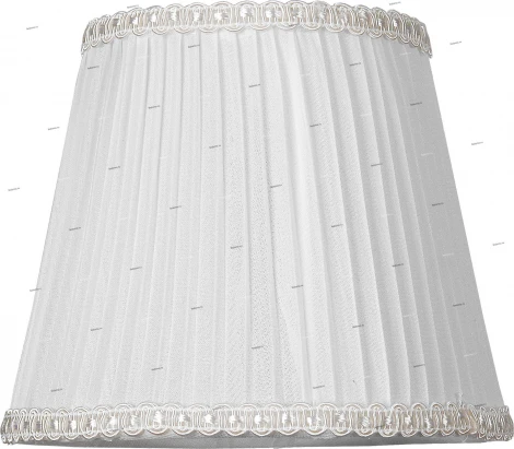 Абажур Аврора, белый с бежевым