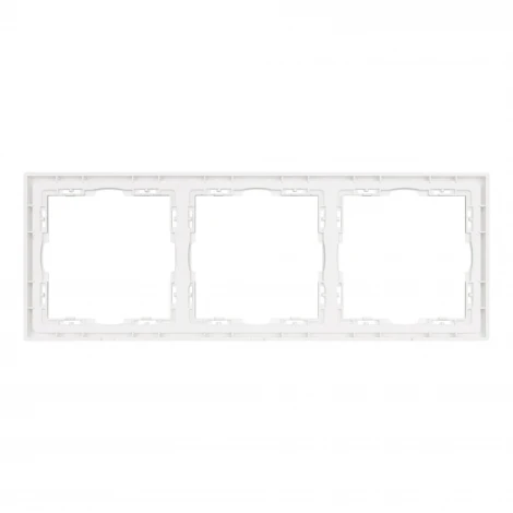 Рамка пластиковая FRM-NOBE-SFPL-3-WH (Arlight) 054219
