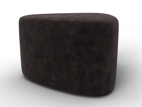 Пуф 004 (ДСП,Фанера/Пластик/Велюр/Коричневый) Лига Диванов 132504