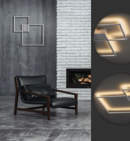 Настенно-потолочный светильник Odeon Light Quadraled 3558/36CL