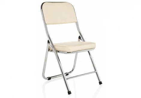 11071 Обеденный стул на металлокаркасе Woodville Chair раскладной бежевый 11071