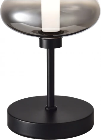 Настольная лампа ST Luce Perlina SL6119.404.18 Черный/Дымчато-Серый LED 1*18W 3000K (220V, бусы)