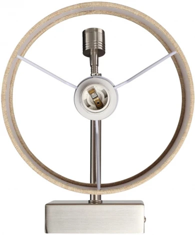 Бра на гибкой ножке для чтения Lumion Nikki 8250/2W никель/бежевый, металл/текстиль Е14 40W+ LED 3W 4000K 220V (выключатель)