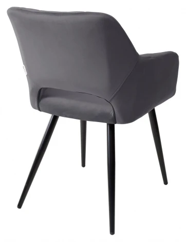 Стул ALLY BLUVEL-14 серый / черный каркас