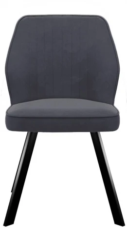 Стул DikLine 232 поворотный B28 ANTRACITE, ножки черные