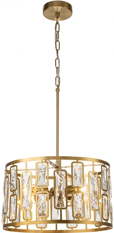 Подвесная люстра Escada Glow 2102/4S Gold Е27*60W (220V, на цепи, круглые)