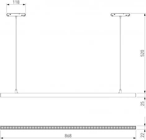 Трековый светильник магнитный Elektrostandard Slim Magnetic 85107/01 36W 4000K Vilo (чёрный) (LED, 48V)
