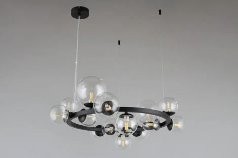 Подвесной светильник Aployt Feliche APL.334.03.14 (220V, на тросе, шарики, молекулы)