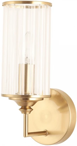 Бра Crystal Lux GLORIA AP1 BRASS (220V, круглые)