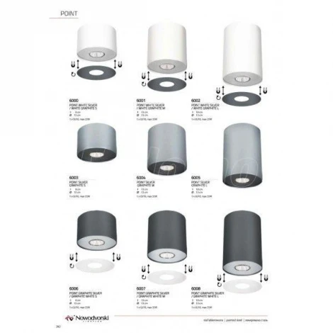 Накладной точечный светильник Nowodvorski Point 6003 (220V)