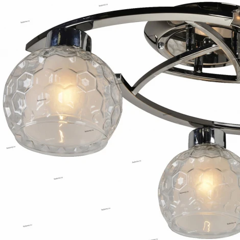 Потолочная люстра IDLamp Elezaveta 875/3PF-Darkchrome