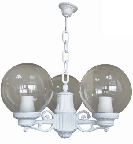 Уличный светильник подвесной Fumagalli GLOBE 250 G25.120.S30.WZF1R (220V, на цепи, шар, IP55)