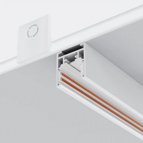 Заглушки для накладного магнитного шинопровода Exility Maytoni Accessories for tracks Exility TRAM034EC-41W