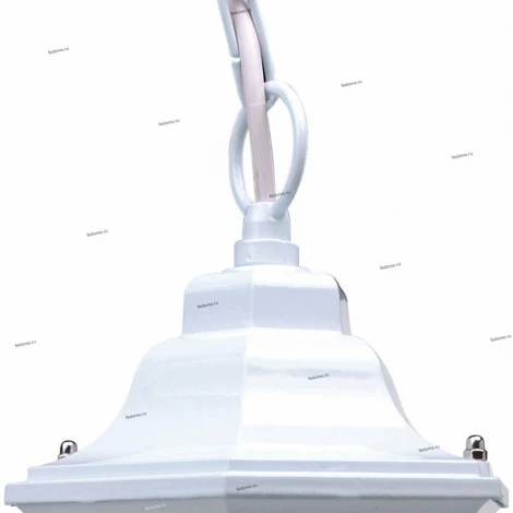 Подвес уличный Horoz Leylak, 1 плафон, белый с прозрачным