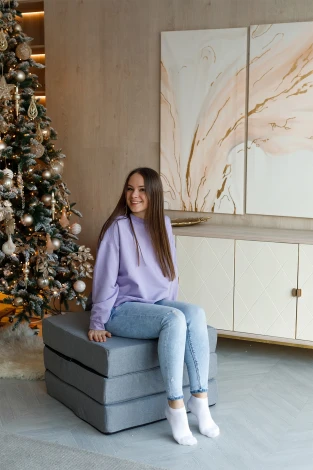 Пуф Dreambag Трансформер Серый 3915500