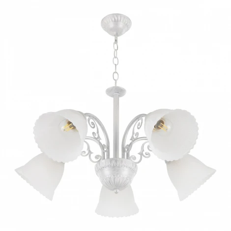 Подвесная люстра Arte Milano Amalfi-8544 338544/5 WT+SL (220V, на цепи)