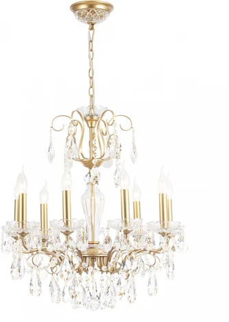 Подвесная люстра Crystal Lux MONTANA SP9 (220V, подвески, на цепи, подсвечник, свеча)