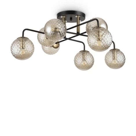 Потолочная люстра на штанге Freya Navel FR8016PL-08BBS