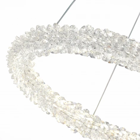 Подвесной светильник Avana SL6110.203.01 ST Luce (регулировка яркости, LED, 220V, пульт управления, на тросе, кольцо)