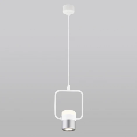 Подвесной светильник Elektrostandard Oskar 50165/1 LED белый/серебро