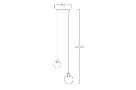 Подвесной светильник Garda Decor Rondo 162FL-61501