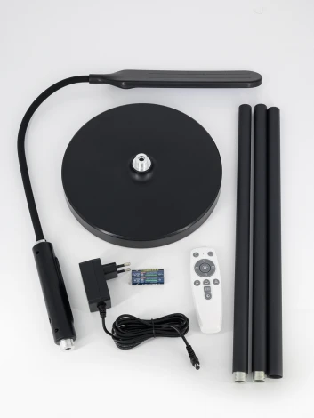 Торшер изогнутый на гибкой ножке Artstyle TL-515B (регулировка яркости, LED, 220V, пульт управления, сенсорный выключатель)