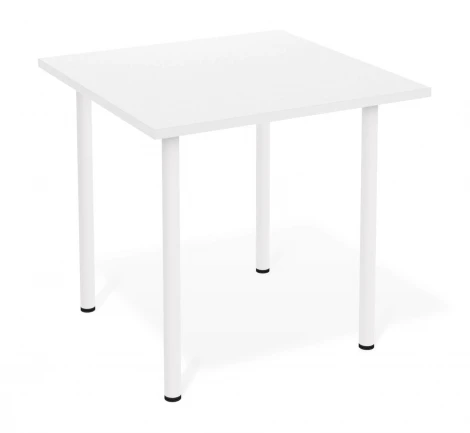 Стол Sheffilton SHT-TU66/TT 80/80 ЛДСП Белый/белый снег 8817630501