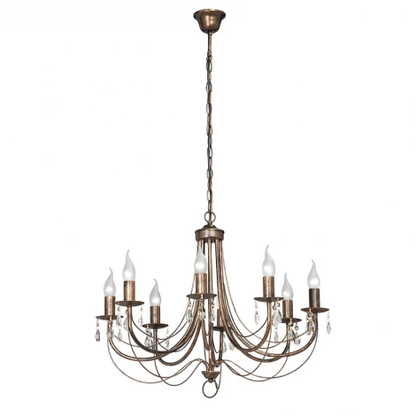 Подвесная люстра Vitaluce V1253/8 (220V, на цепи, свеча)