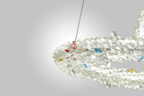 Подвесная люстра AM Group OVALE CH D600 (220V, на тросе)