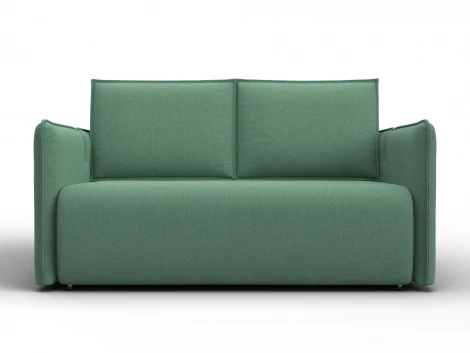 Диван прямой Лига-117 (ЛДСП,Брус,Фанера,Рогожка/Зеленый) Лига Диванов 137008