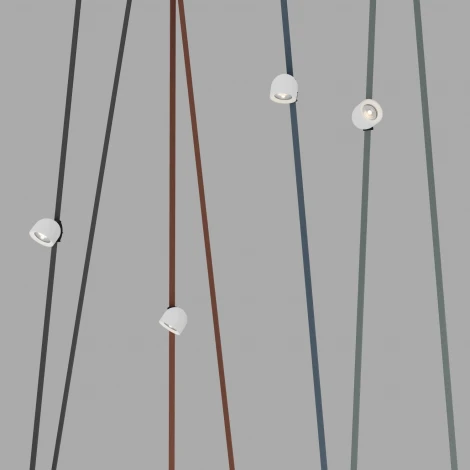 Трековый светильник 48V Denkirs Belty Spot DK5540-WH+BK (LED)