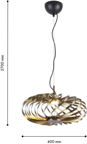 Подвесная люстра Favourite Spring 4679-1P (LED, 220V, на тросе, круглые)