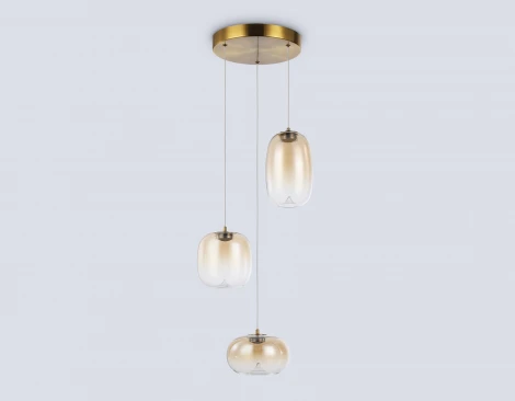 Подвесной светодиодный светильник Ambrella High Light LH11105 (220V, на проводе, круглые)