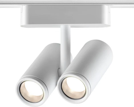 Трековый светильник Novotech Smal 359275 SHINO белый для низковольтного шинопровода IP20 LED 16W 48V 1360Лм 3000К (круглые)