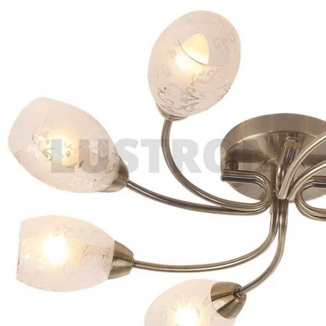 Потолочная люстра IDLamp Carmina 201/8PF-Oldbronze