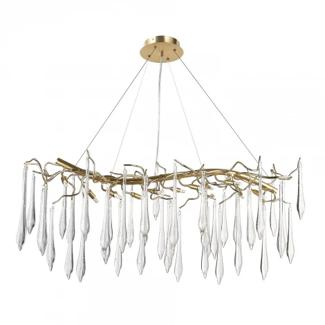 Подвесная люстра хрустальная Modelux MODESTYLE MS.2102.1200 GD