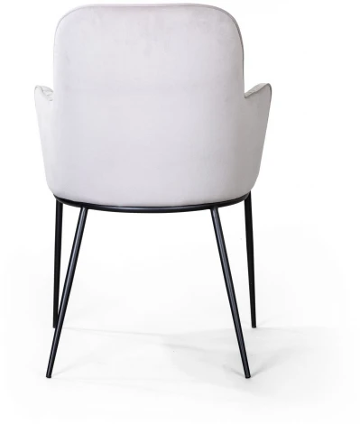 Стул с подлокотниками Barkley, микровелюр серый Top Concept BARKLEY 2001000000340