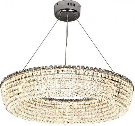 Подвесная люстра Favourite Estrada 4478-7P (LED, 220V, хрусталь, на тросе, круглые)