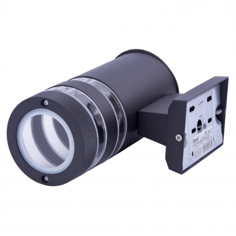 Настенный светильник уличный под лампу Е27 черный Uniel UUL-S19A 60W/E27 IP65 BLACK