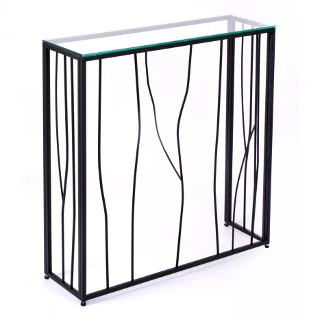 Консольный стол AllConsoles 1024-CB clear черный муар