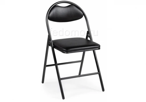 Стул Woodville на металлокаркасе Gika черный / темный мусс 454011