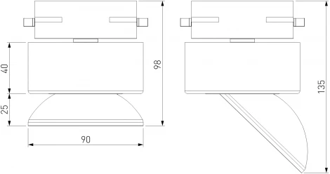 Трековый светильник Elektrostandard Smooth 85515/01 чёрный матовый 10W 4200K однофазный (LED, 220V)