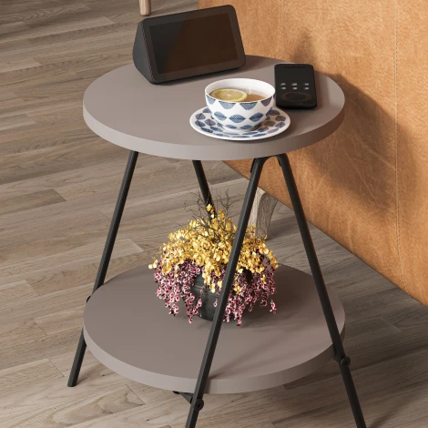 Стол приставной ESSEL SIDE TABLE (Бежевый) LEVE