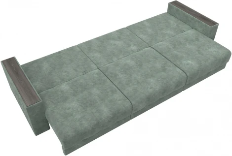 Диван прямой с декором Лига-049 НПБ Лонг Лига Диванов (Велюр) арт.128429
