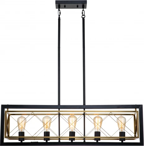 Люстра потолочная на штанге Era V000067 (10003/5R Black)